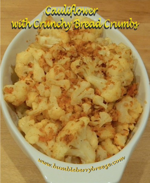 Cauliflower with bread crumbs